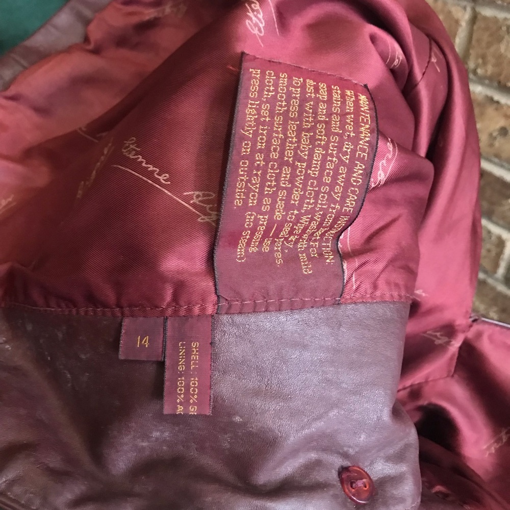 Vintage Entienne Aigner Leather Jacket - Picture 11 of 12